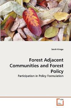 Paperback Forest Adjacent Communities and Forest Policy Book