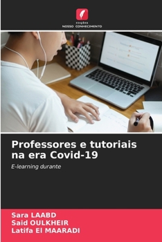 Paperback Professores e tutoriais na era Covid-19 [Portuguese] Book