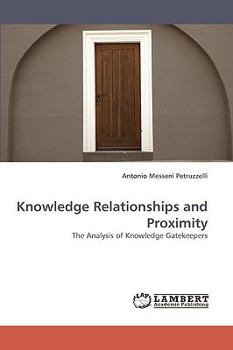 Paperback Knowledge Relationships and Proximity Book