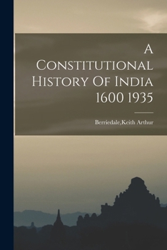 Paperback A Constitutional History Of India 1600 1935 Book