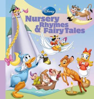 Hardcover Disney Nursery Rhymes & Fairy Tales [With 200 Stickers] Book