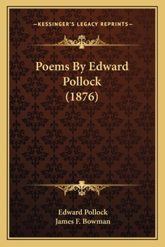 Paperback Poems By Edward Pollock (1876) Book