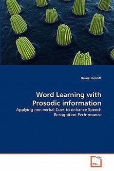 Paperback Word Learning with Prosodic information Book