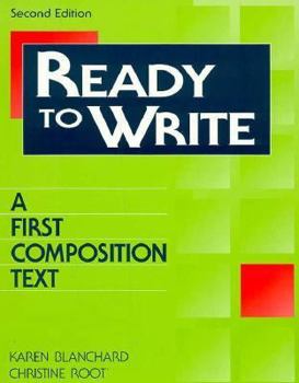 Paperback Ready to Write: A First Composition Text Book
