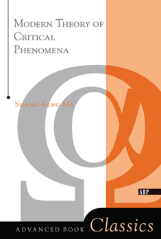 Hardcover Modern Theory Of Critical Phenomena Book