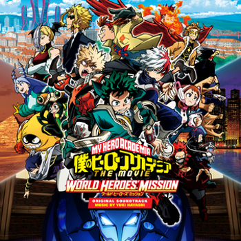 Vinyl My Hero Academia:World Heroes' Mission(Omps)  2 Lp Book