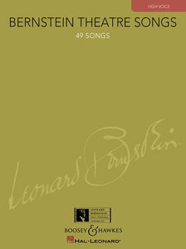 Paperback Bernstein Theatre Songs, High Voice: 49 Songs Book