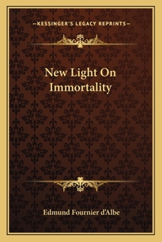 Paperback New Light On Immortality Book