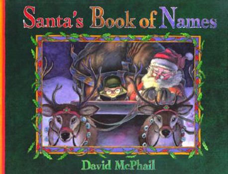 Hardcover Santa's Book of Names Book