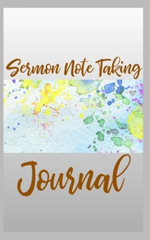 Sermon Note Taking Journal
