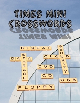 Times Mini Crosswords: Word Search And Crossword Puzzle Books, Classic CrissCross, Crosswords & Variety Puzzles Crossword Puzzles Books All Time Favorite Variety Favorites Brain for   adults and kids