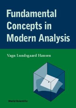 Hardcover Fundamental Concepts in Modern Analysis Book