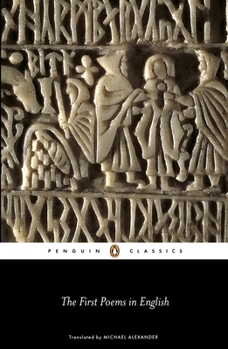 Paperback The First Poems in English Book