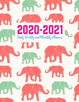 Paperback 2020-2021 Daily Weekly and Monthly Planner: Simple Two Year Jan 1, 2020 - Dec 31, 2021 Calendar Organizer and Appointment Schedule Agenda Journal for Book