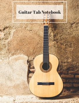 Paperback Guitar Tab Notebook: Blank Music Journal for Guitar Music Notes Book