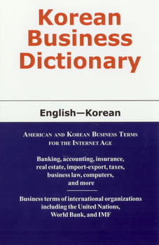 Paperback Korean Business Dictionary: English-Korean Book