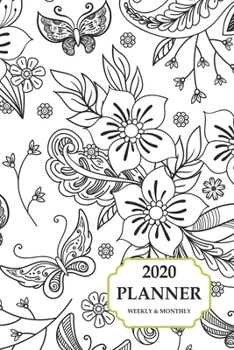 2020 Planner Weekly And Monthly: 2020 Planner Butterfly Design