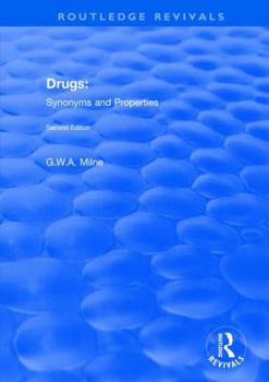 Paperback Drugs: Synonyms and Properties Book