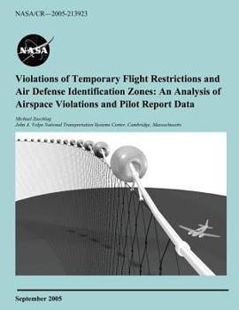 Paperback Violations of Temporary Flight Restrictions and Air Defense Identification Zones: An Analysis of Airspace Violations and Pilot Report Data Book