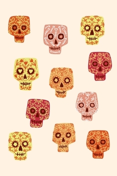 Notes: A Blank Sketchbook with Cute Sugar Skull Cover Art
