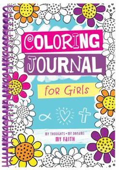 Spiral-bound Coloring Journal for Girls Book