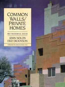 Hardcover Common Walls/Private Homes: Multiresidential Design Book