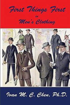 Paperback First Things First in Men's Clothing Book