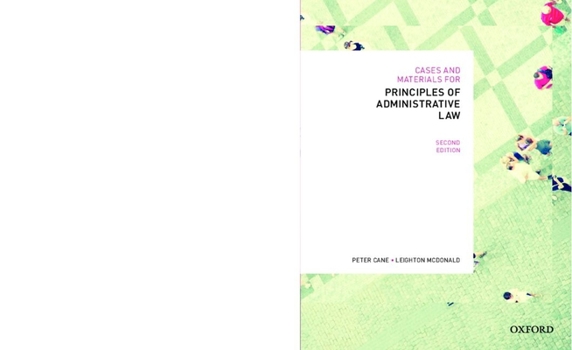 Paperback Cases & Materials for Principles of Administrative Law Book