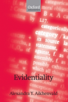 Hardcover Evidentiality Book