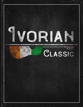 Ivorian Classic: Ivory Coast Flag Guitar Journal Heritage Gift Idea for Daguhter, Mom, Coworker  Planner Daily Weekly Monthly Undated Calendar Organizer Journal