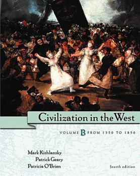 Paperback Civilizatio in the West: Volume B Book