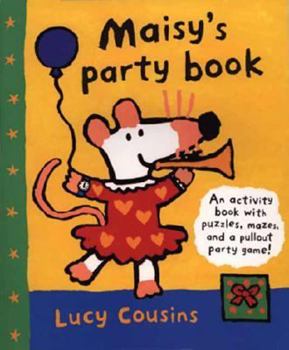Paperback Maisy's Party Book: An Activity Book with Puzzles, Mazes, and a Press-Out Party Game Book
