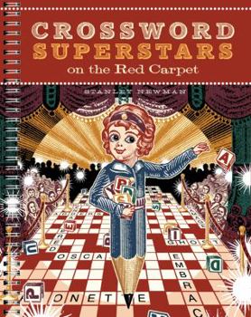 Spiral-bound Crossword Superstars on the Red Carpet Book