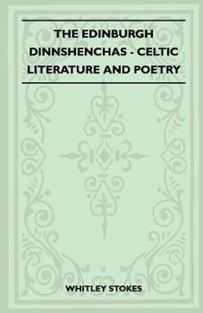 Paperback The Edinburgh Dinnshenchas - Celtic Literature and Poetry (Folklore History Series) Book