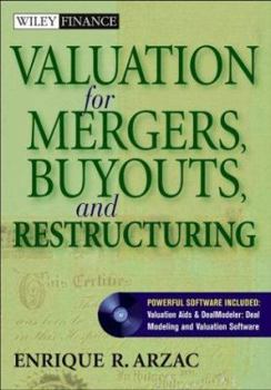 Hardcover Valuation for Mergers, Buyouts, and Restructuring Book