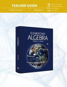 Paperback Elementary Algebra (Teacher Guide) Book