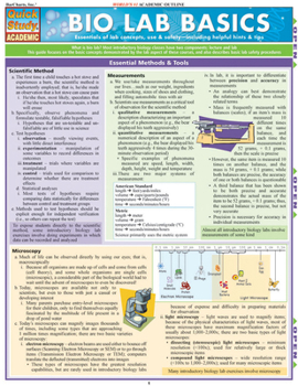 Pamphlet Bio Lab Basics Book
