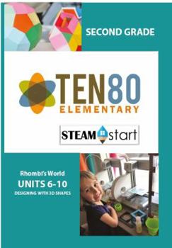 Hardcover STEAMStart Second Grade 3D: Designing with 3D Shapes Book