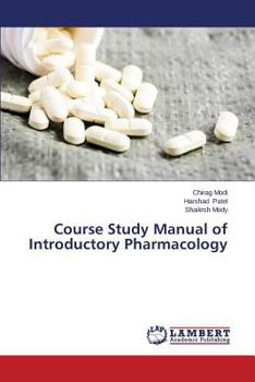 Paperback Course Study Manual of Introductory Pharmacology Book