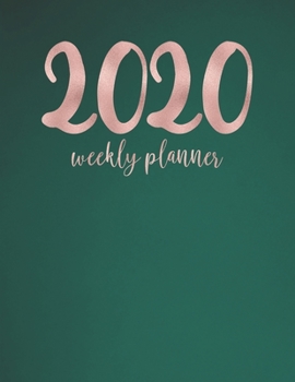 Paperback 2020 Weekly Planner: daily and weekly organizer and planner Book