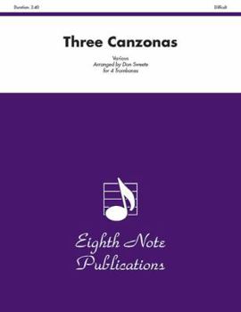 Paperback Three Canzonas: Score & Parts Book