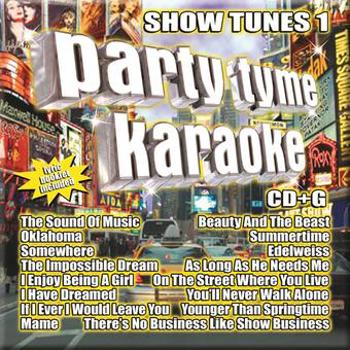 Music - CD Party Tyme Karaoke - Show Tunes 1 (16-song CD+G) Book