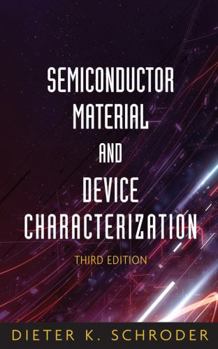 Hardcover Semiconductor Material and Device Characterization Book