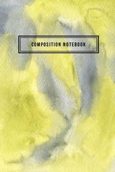 Paperback Composition Notebook: College Ruled 6" x 9" Writing Notes Journal, Office, Kids, School and college student. Book