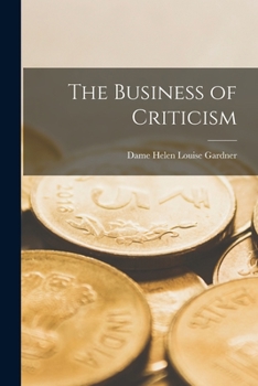 Paperback The Business of Criticism Book