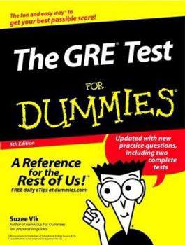 The GRE Test for Dummies - Book  of the Dummies