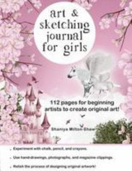 Paperback Art and Sketching Journal for Girls Book