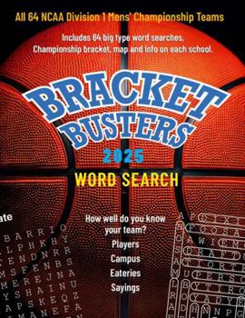 Paperback Bracket Busters 2025 Word Search (College Sports Puzzle Books) Book
