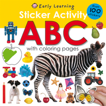 Paperback Sticker Activity ABC: Over 100 Stickers with Coloring Pages [With Over 100 Stickers] Book