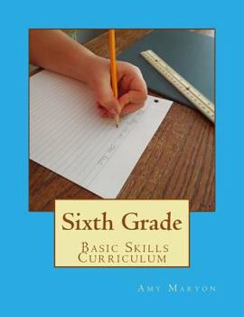 Paperback Sixth Grade Basic Skills Curriculum Book